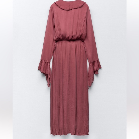 Zara Ruffled Midi Dress - Picture 7 of 8